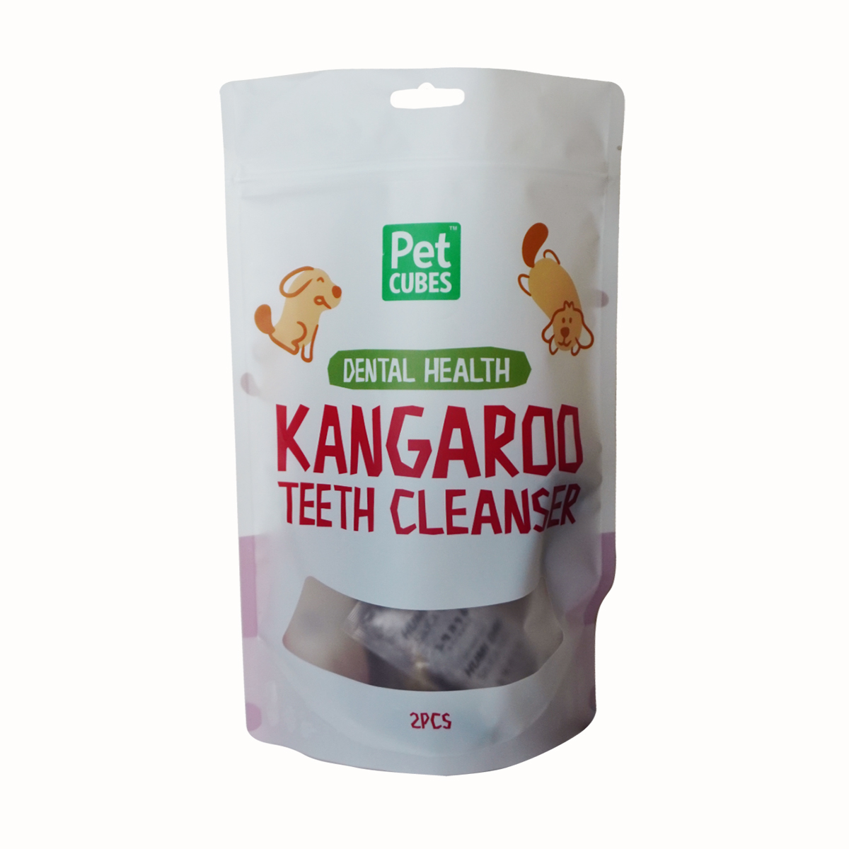 Pet Cubes 100g Kangaroo Teeth Cleanser Natural Dry Treats For Dogs