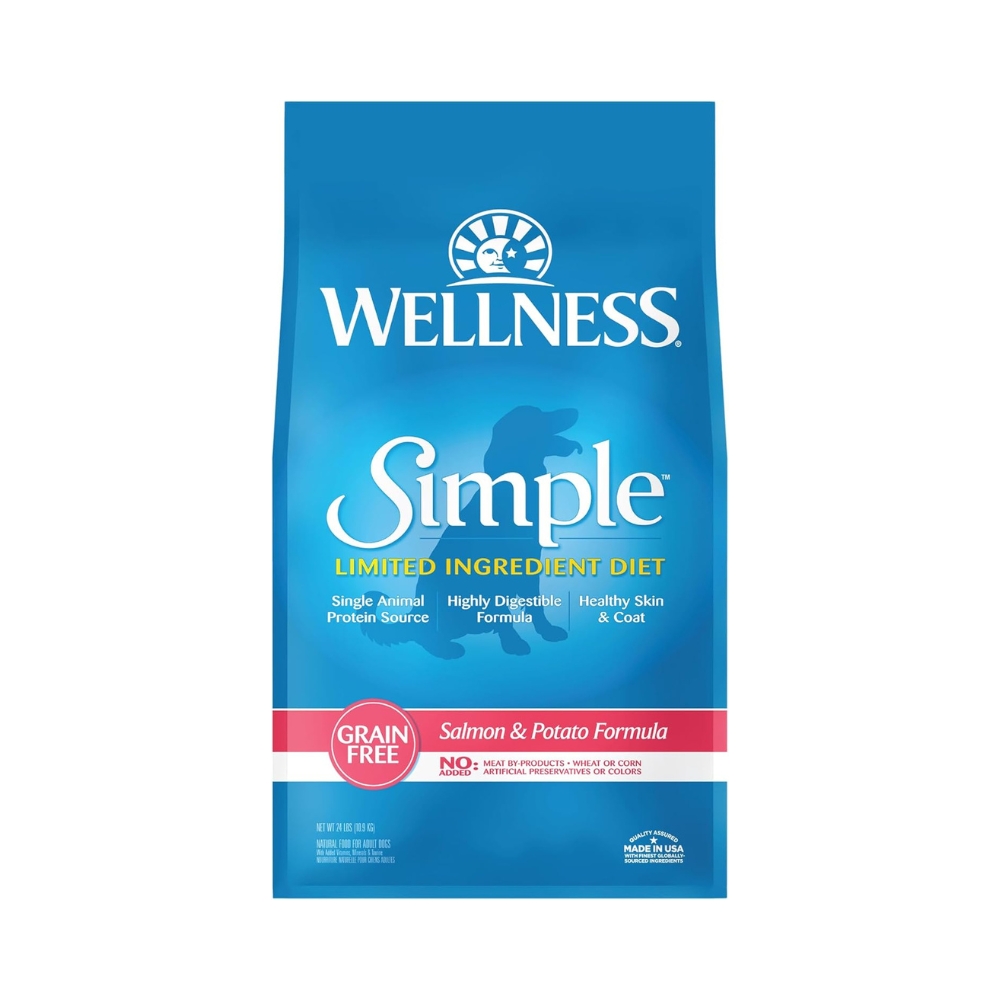 Wellness Dog 10.9kg (24lb) Simple Salmon & Potato Formula Dry Dog Food
