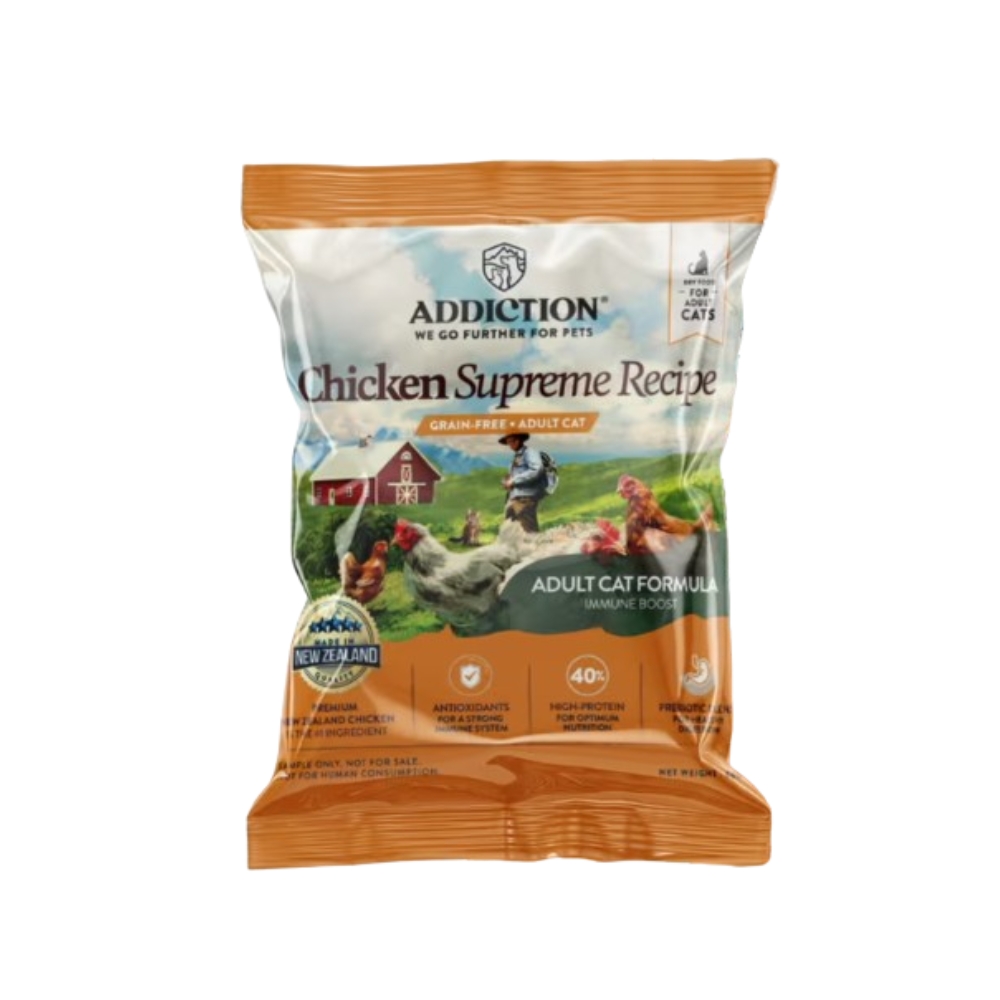 Addiction Cat Grain Free 60g Chicken Supreme Dry Cat Food (sample)