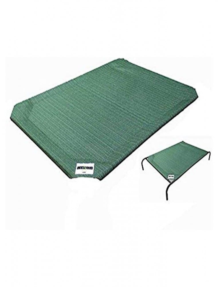 Coolaroo Elevated Dog Bed Replacement Covers Large / Green