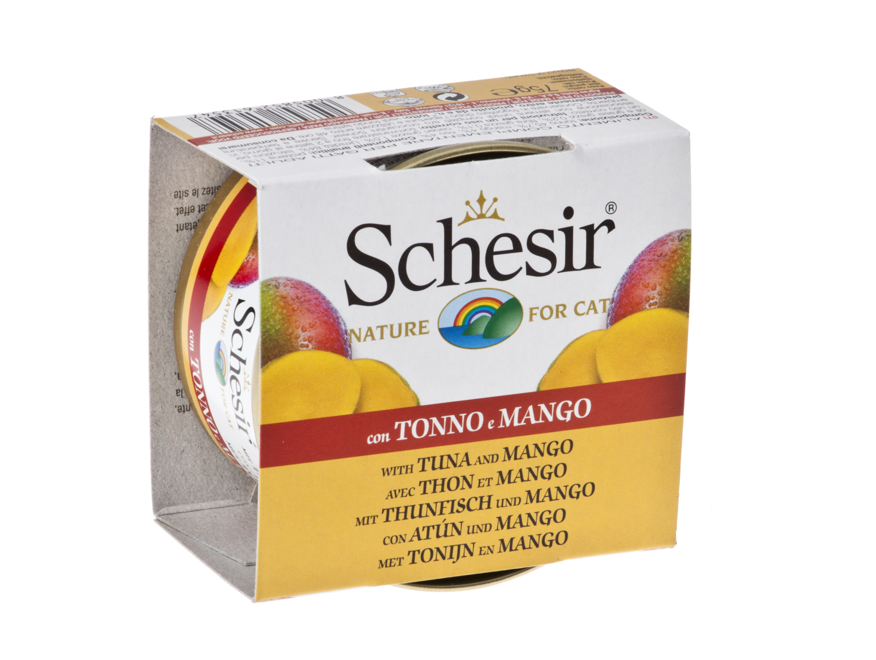 Schesir Cat 75g Tuna With Mango Wet Cat Food