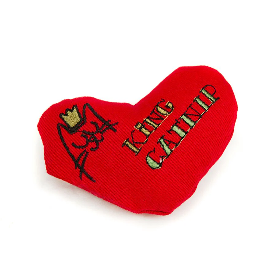 King Catnip Heart Cat Nip Toy For Cats