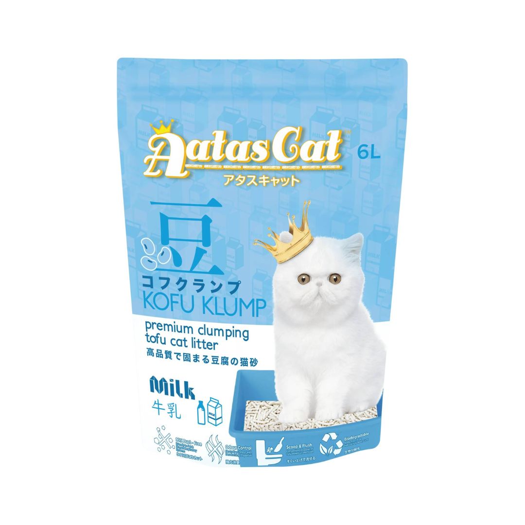 Aatas Cat Kofu Klump Tofu Cat Litter Milk 6l
