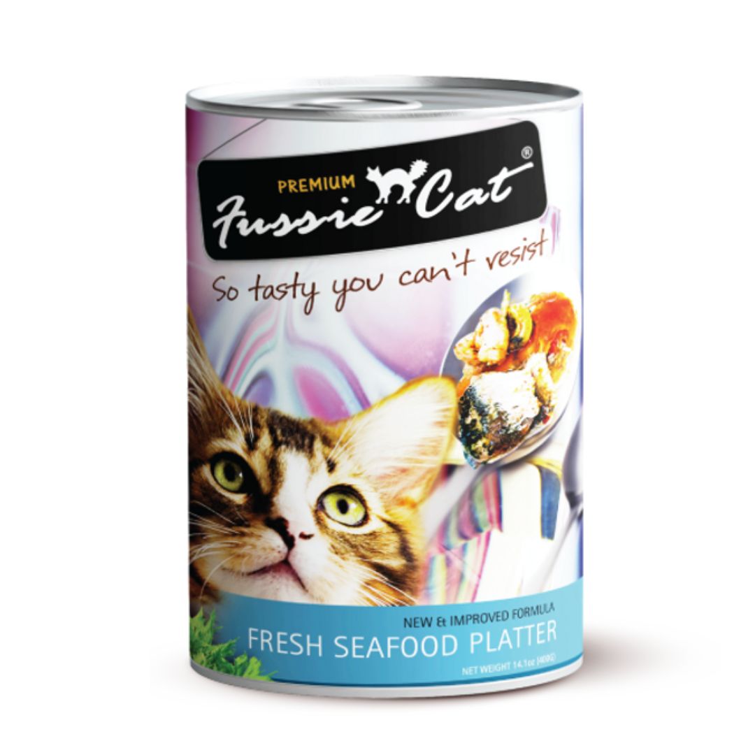 Fussie Cat 400g Fresh Seafood Platter Wet Cat Food