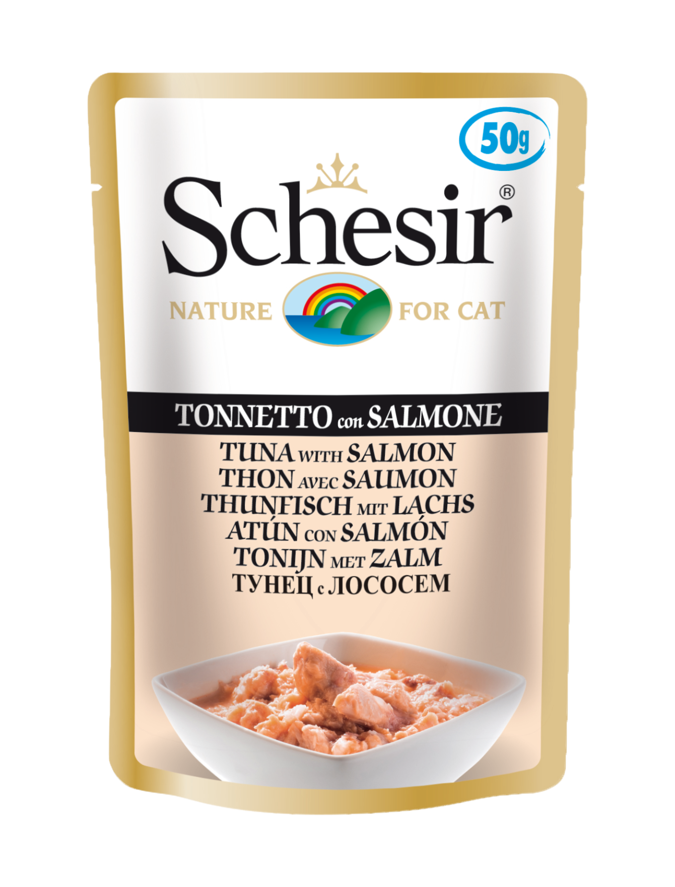 Schesir Cat Food Pouch Tuna With Salmon 50g Singapore s Pet