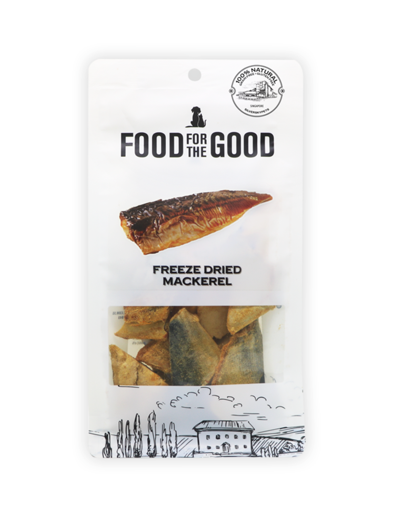 Food For The Good Freeze Dried Mackerel Dog & Cat Treats 70g