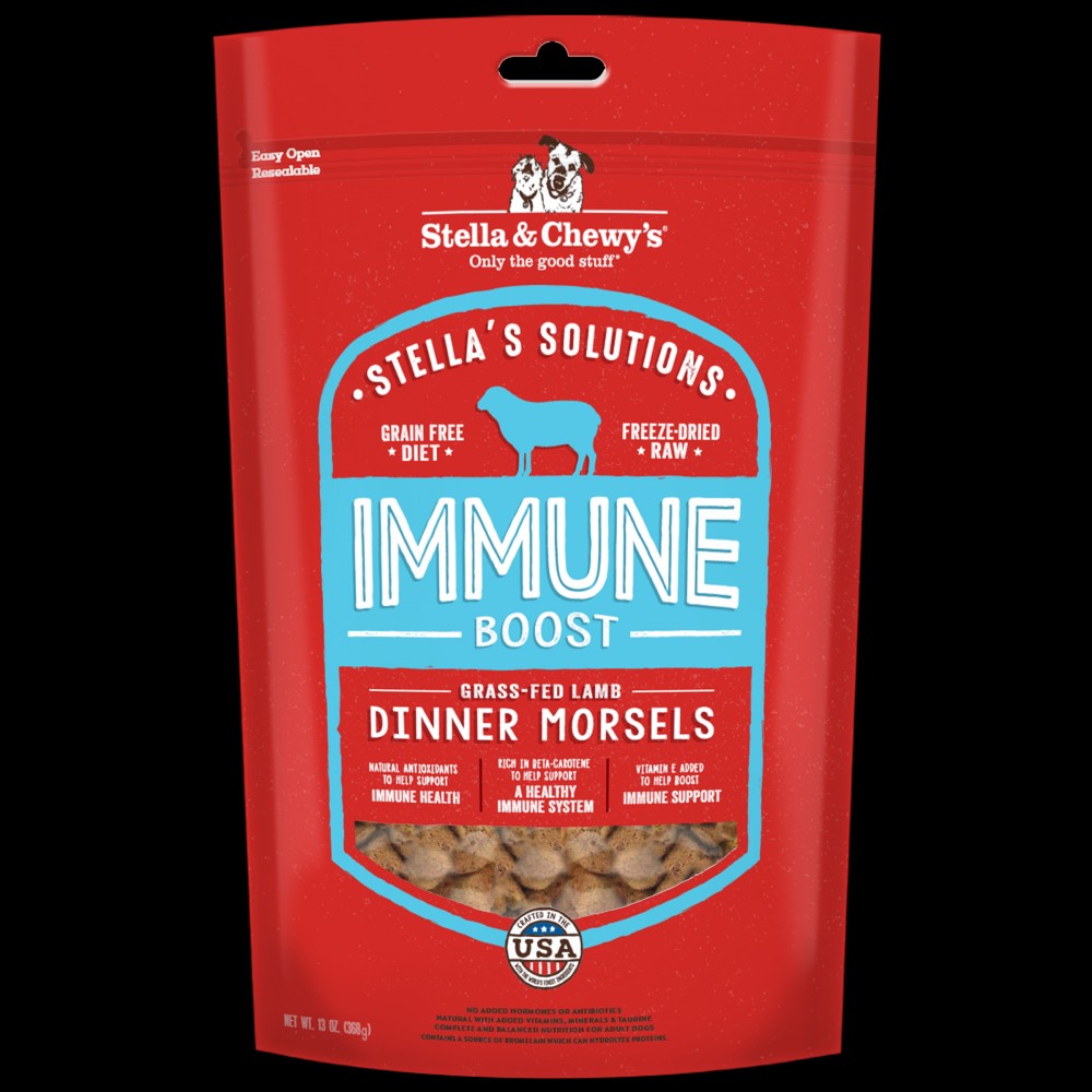 Stella & Chewy's Dog Freeze Dried Raw Mixers & Toppers 384g Grass Fed Lamb Dry Dog Food