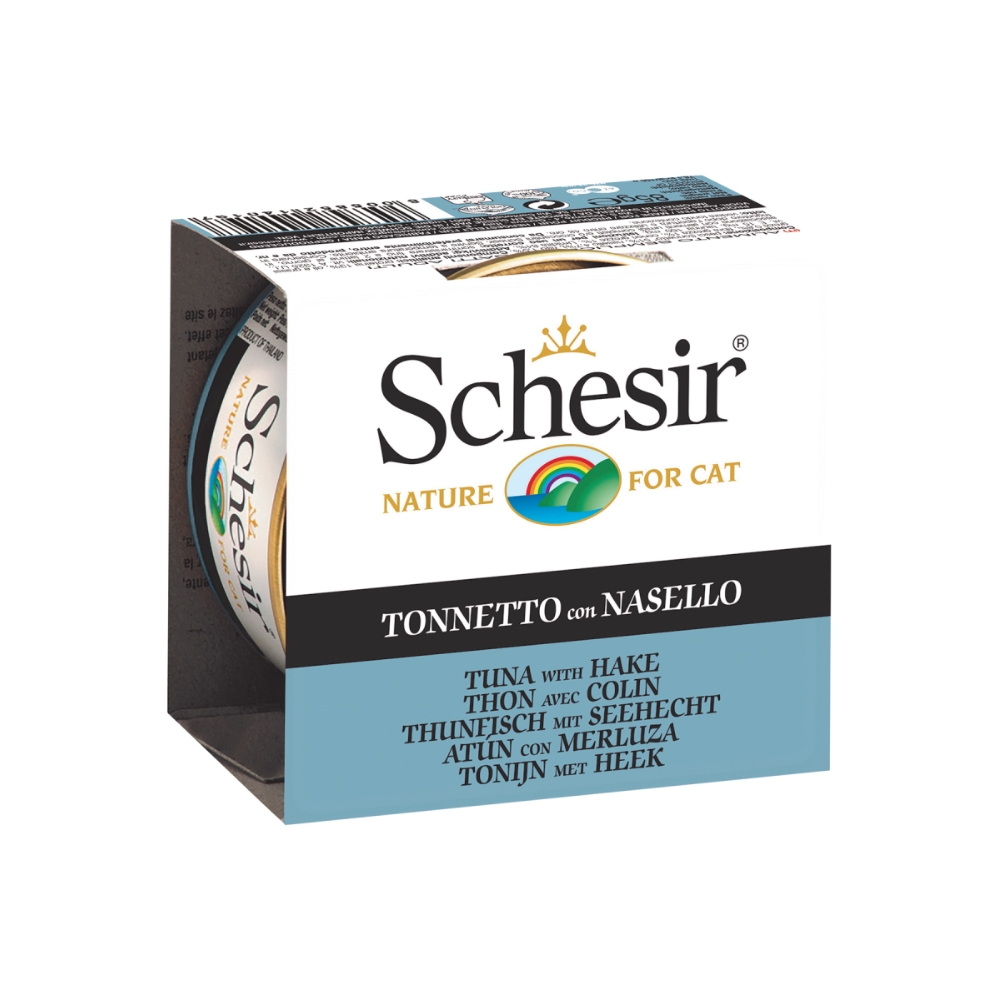 Schesir Cat 85g Tuna With Hake Jelly Wet Cat Food