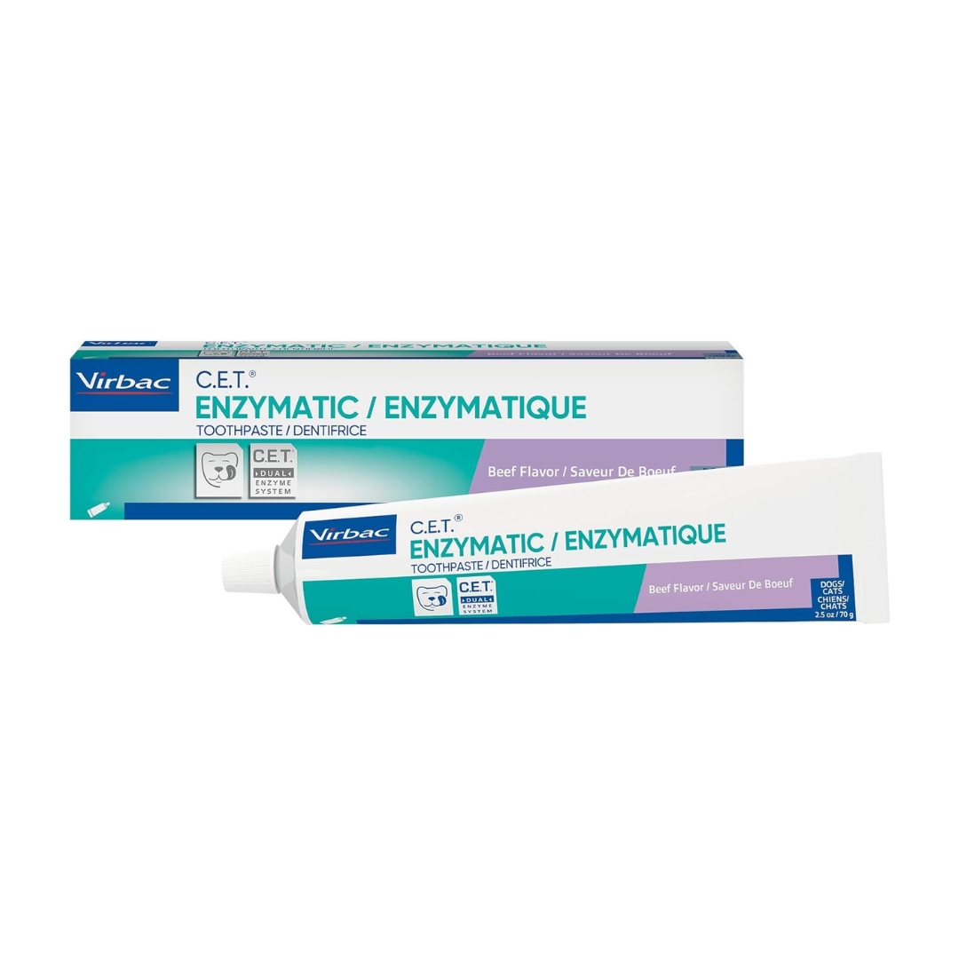 Virbac C.e.t Enzymatic Toothpaste Malt Flavor 70g For Dogs Cats Singapore s Pet Store Perromart SG PerroMart SG