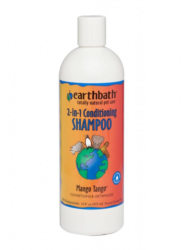 Earthbath Mango Tango 2-in-1 Shampoo & Conditioner For Pets 3.8 Ltr