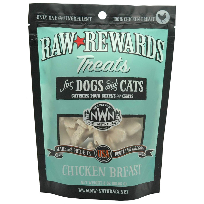 Northwest Naturals Raw Rewards Chicken Breasts Treats 3oz