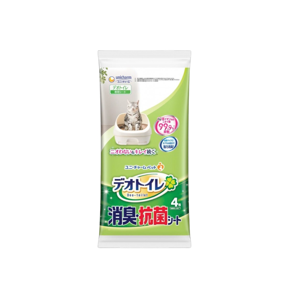Unicharm Deo-toilet Absorbent Pads Refill 4 Pc