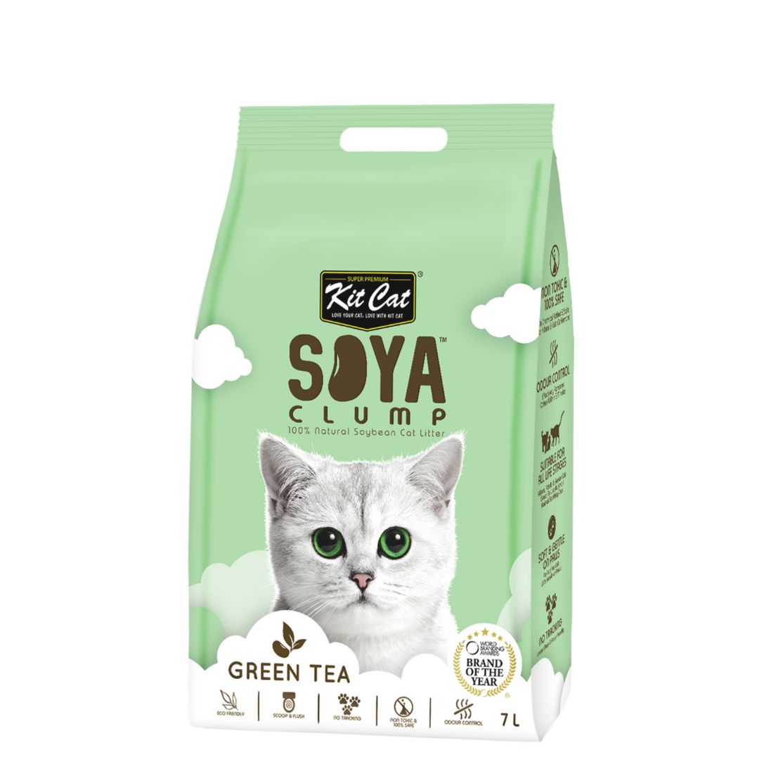 Kit Cat 7l Soya Clump Green Tea Cat Litter