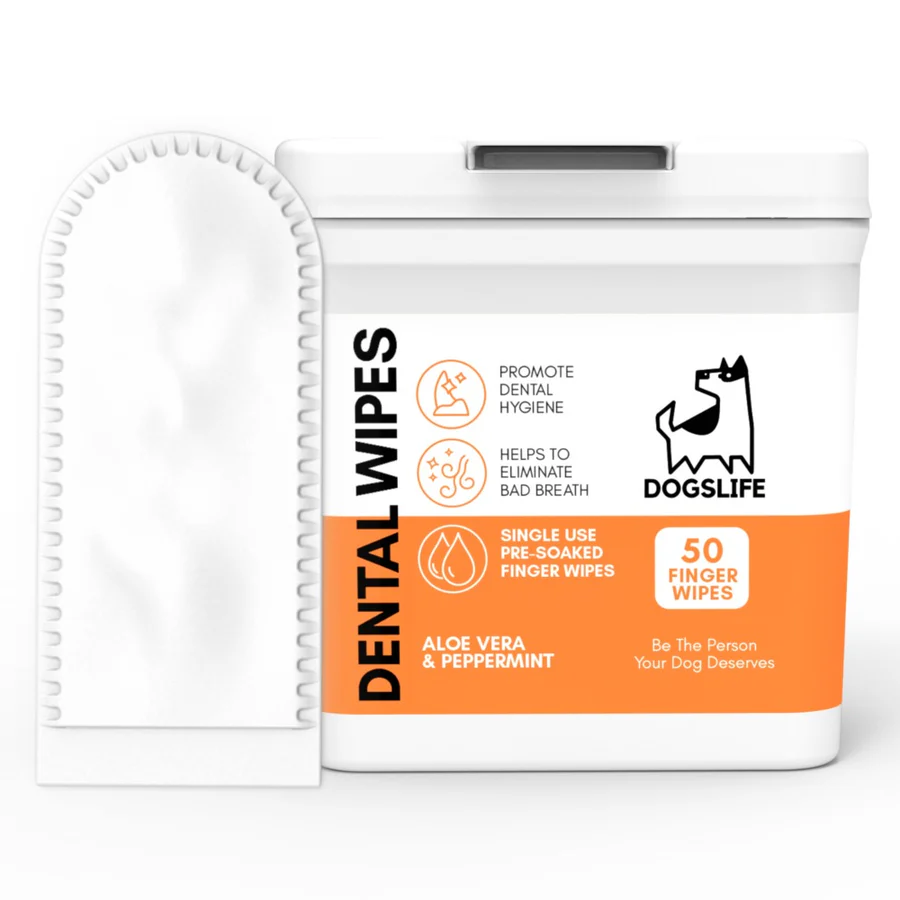 Dogslife Dental Cleaning Wipes 50 Finger Wipes