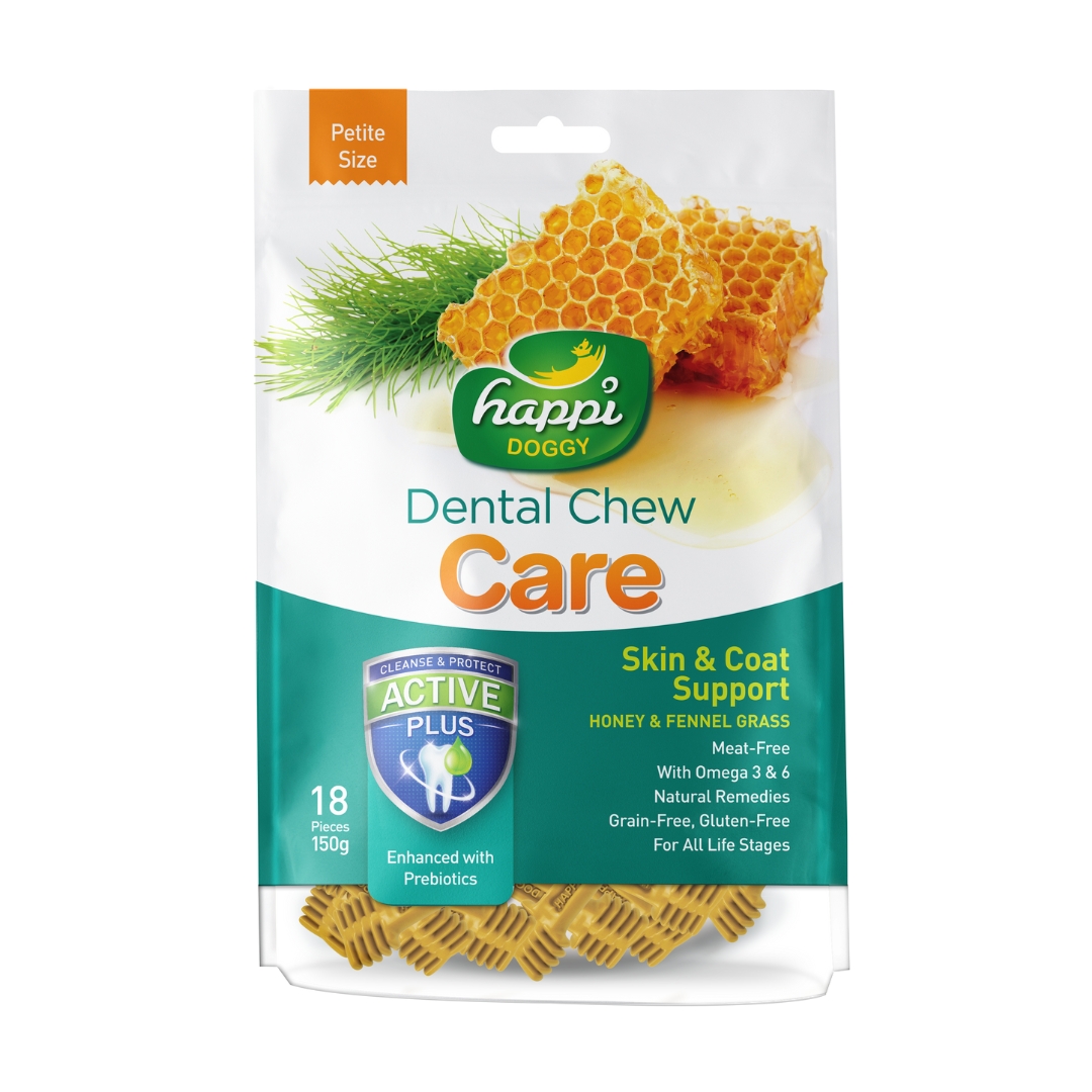 Happi Doggy Dental Chew Care 150g Petite 2.5