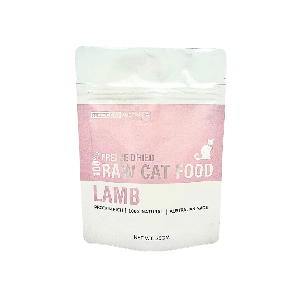 Freeze Dry Australia Cat 25g Freeze Dried 100% Lamb Raw Cat Food Dry Cat Food
