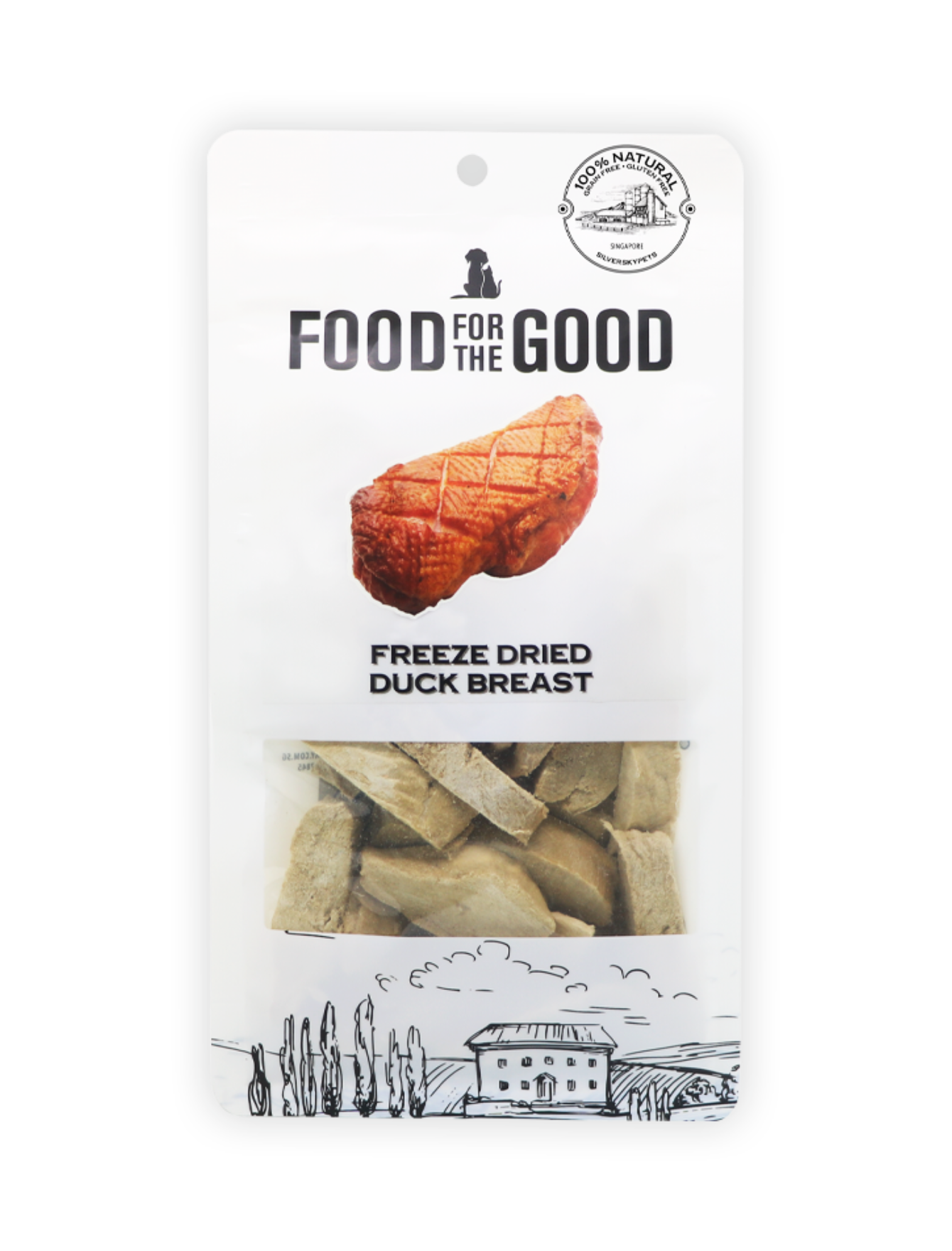 Food For The Good Freeze Dried Duck Breast Dog & Cat Treats 70g