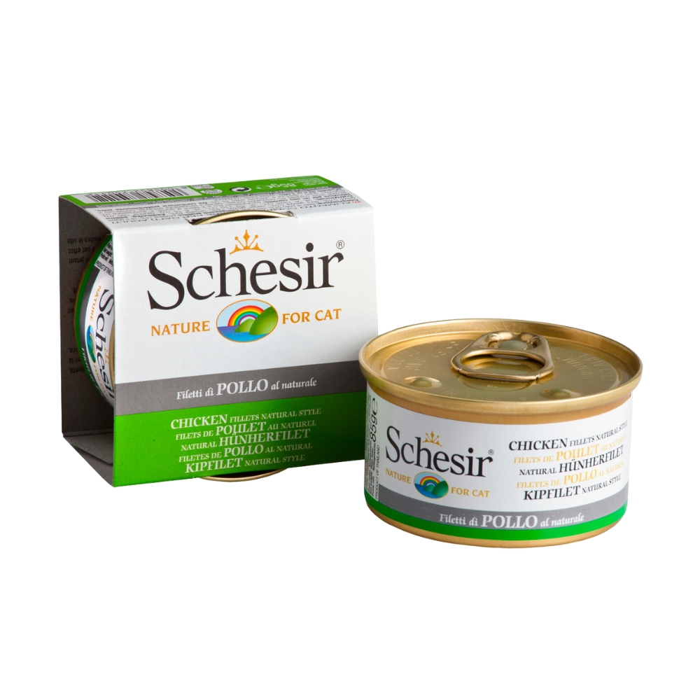 Schesir Cat 85g Chicken Fillet Natural Style Wet Cat Food
