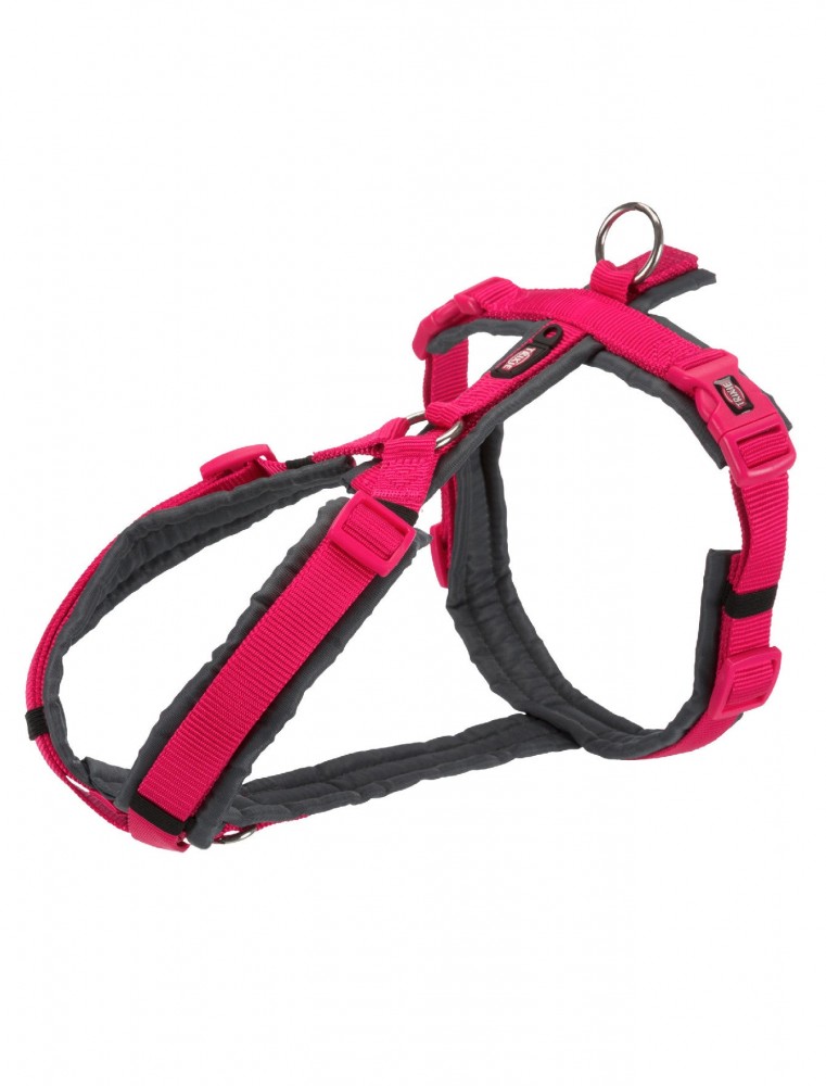 Trixie Premium Trekking Harness For Dogs - Fuchsia/graphite Xl