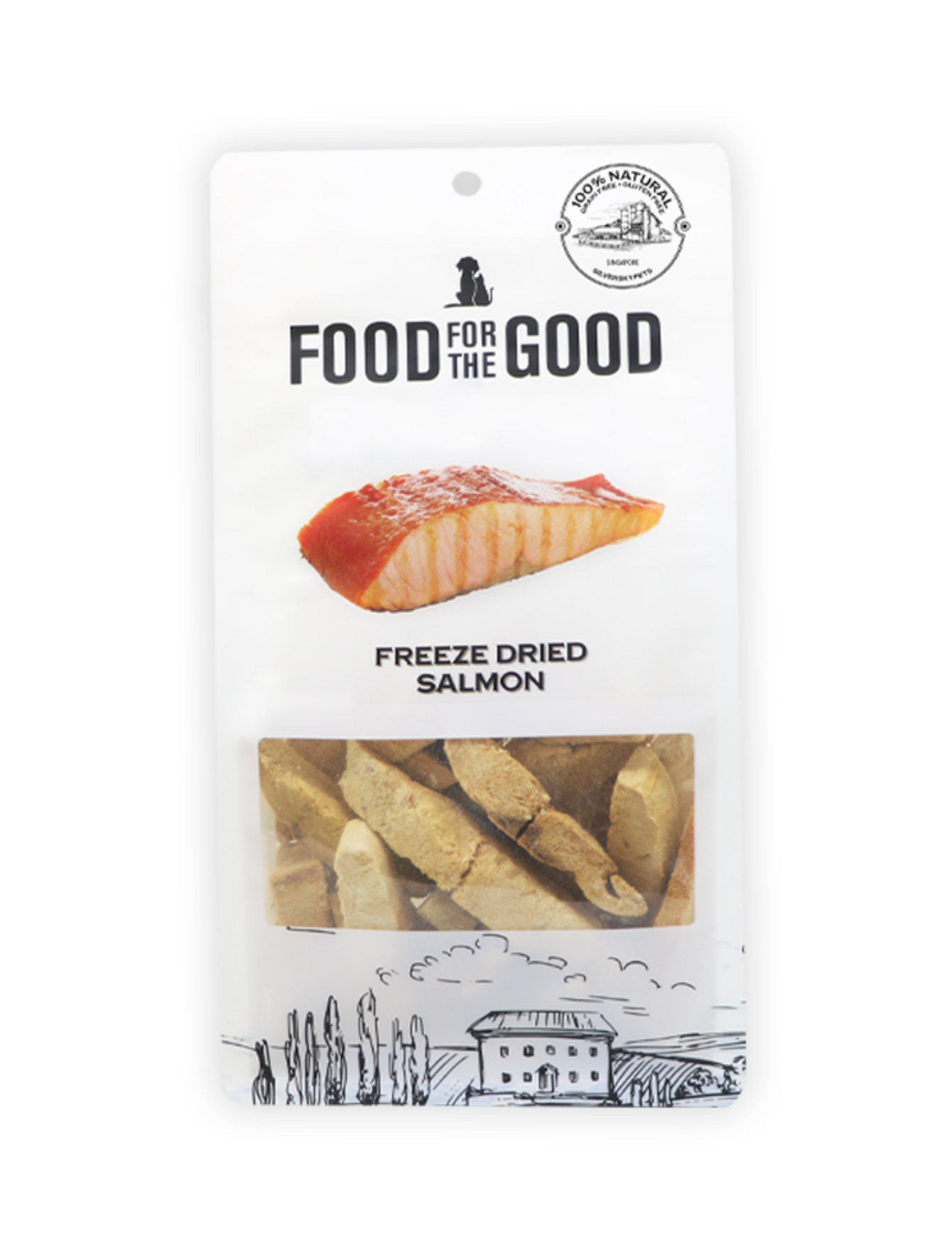 Food For The Good Freeze Dried Salmon Dog & Cat Treats 70g