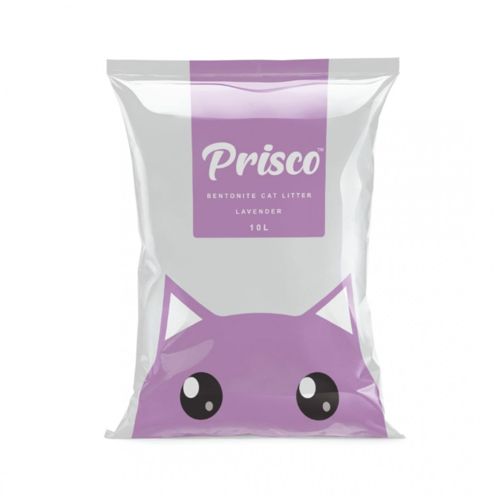 Prisco Bentonite Cat Litter 10l Lavender