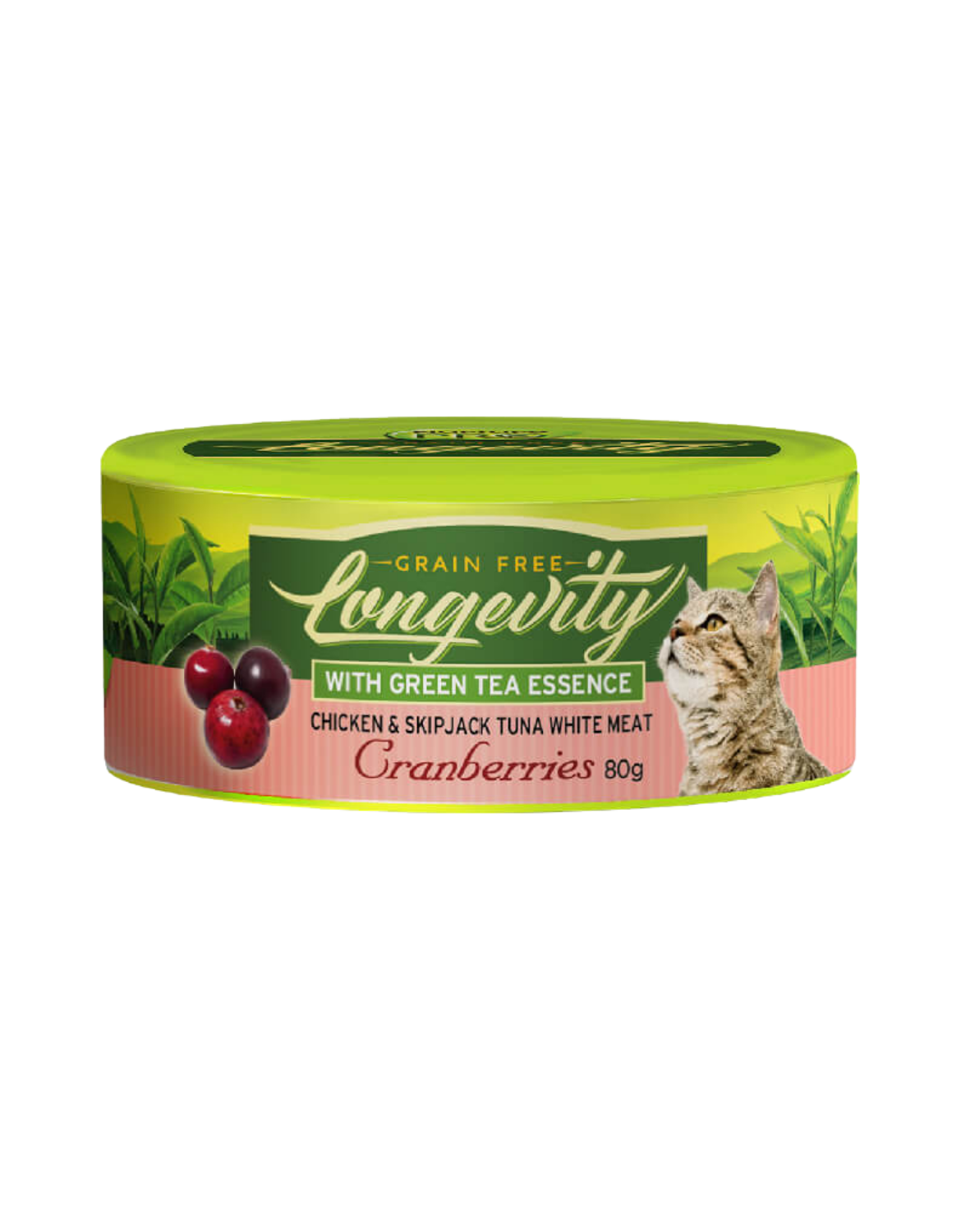 Nurture Pro Longevity 80g Chicken & Skipjack Tuna White Meat With Cranberries Cat Canned Food
