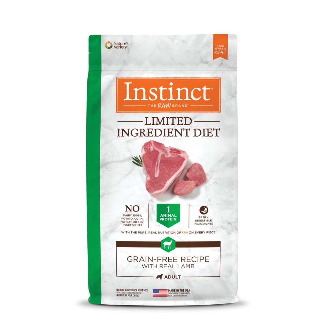 Instinct Dog Limited Ingredient Diet 20lb Grain Free Recipe With Real Lamb Dry Dog Food