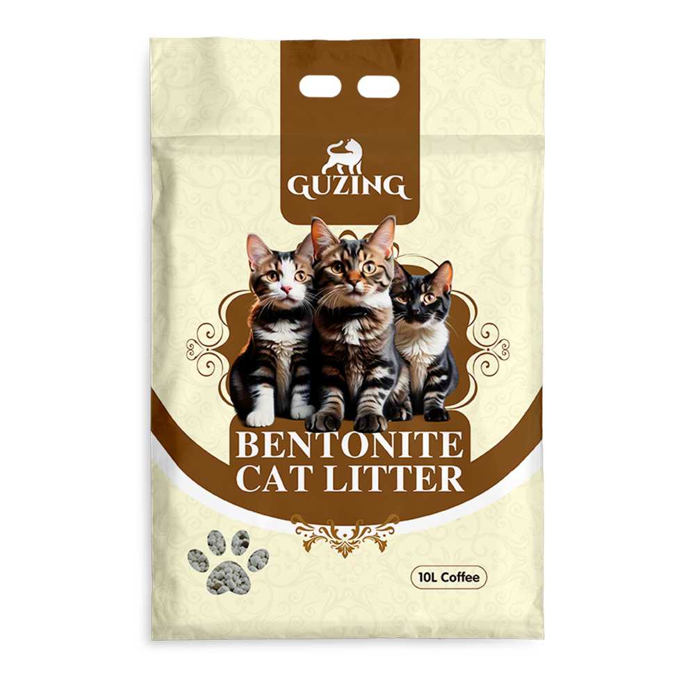 Guzing 10l (6kg) Coffee Bentonite Cat Litter