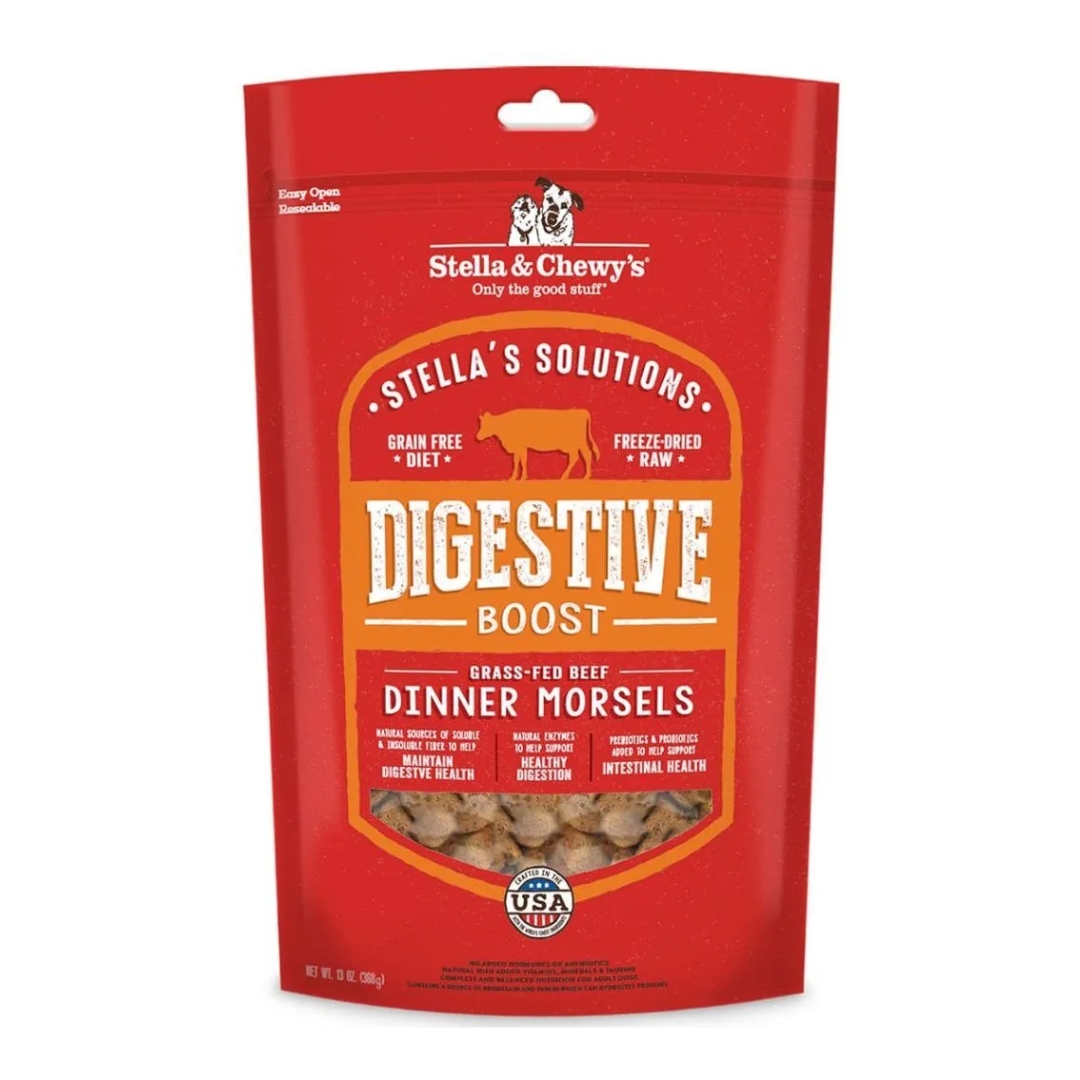 Stella & Chewy's Dog Freeze Dried Raw Mixers & Toppers 384g Grass Fed Beef Dry Dog Food