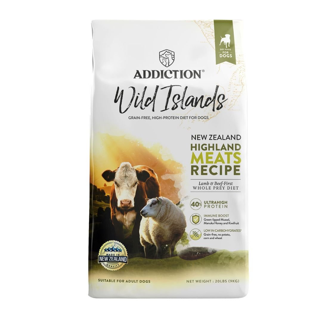 Addiction Dog Wild Islands 9kg Highland Meats Dry Dog Food