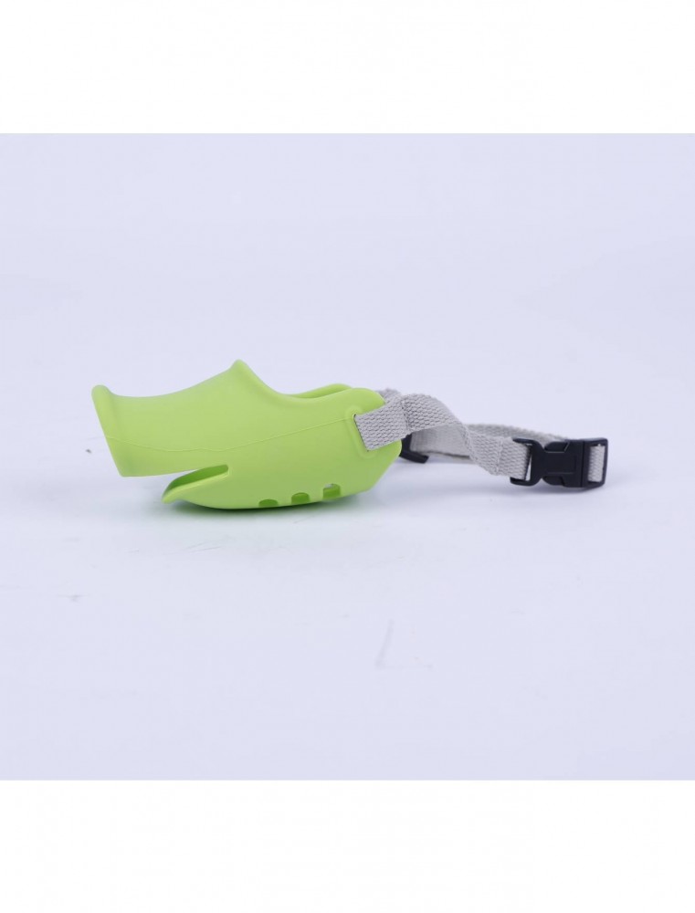 Super Design Green Pig Mask Silicone Muzzle