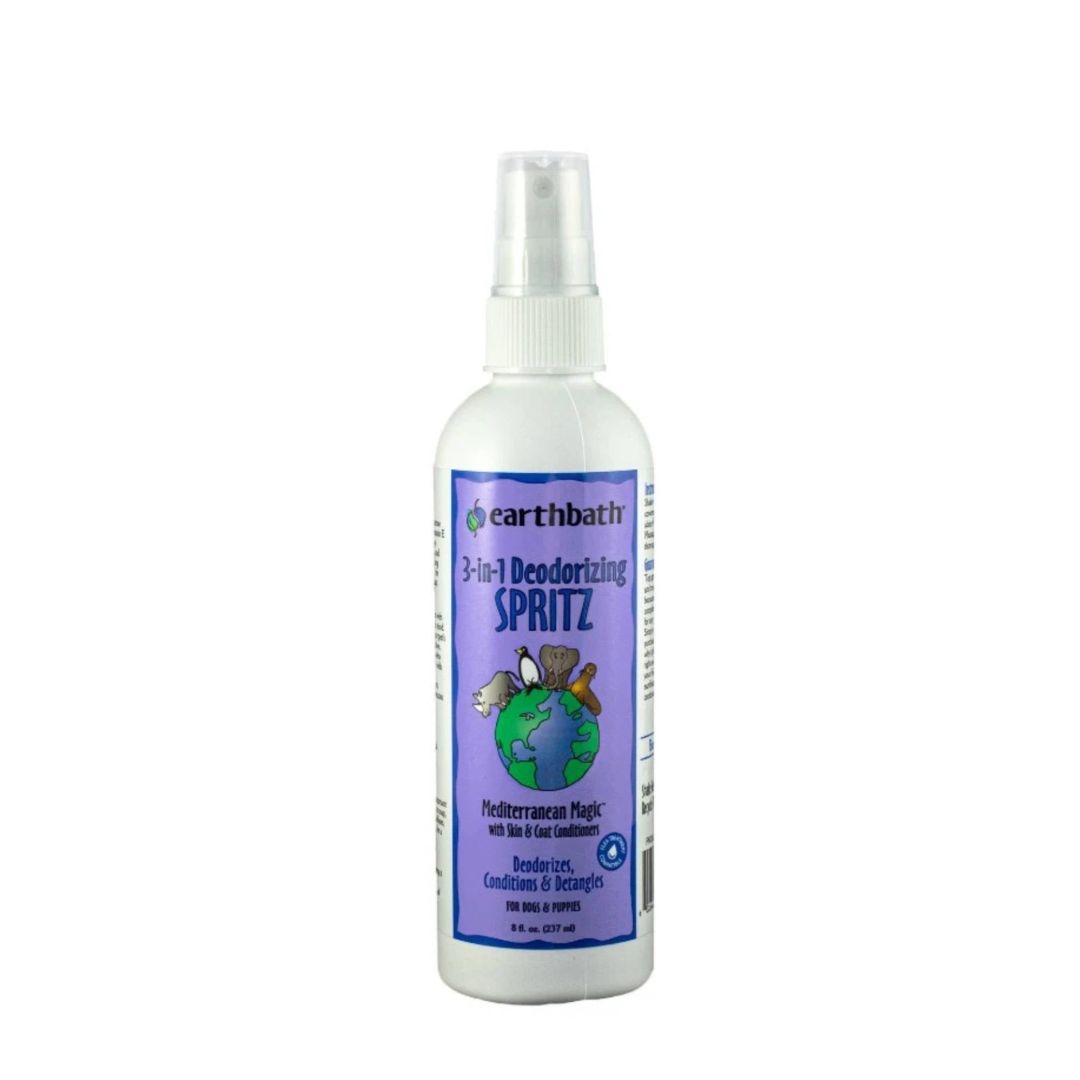 Earthbath 237ml 3in1 Deodorizing Dog Spritz Mediterranean Magic ...