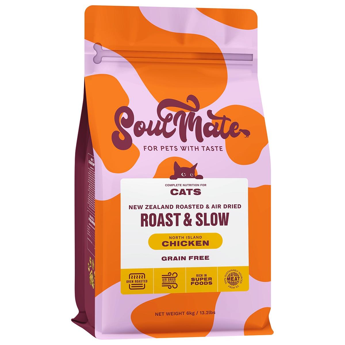 Soulmate Cat 6kg Roast & Slow North Island Chicken Baked And Air Dried Cat Food