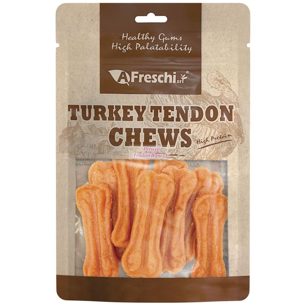Afreschi Dog 110g Pressed Tendon Bone Dog Treats