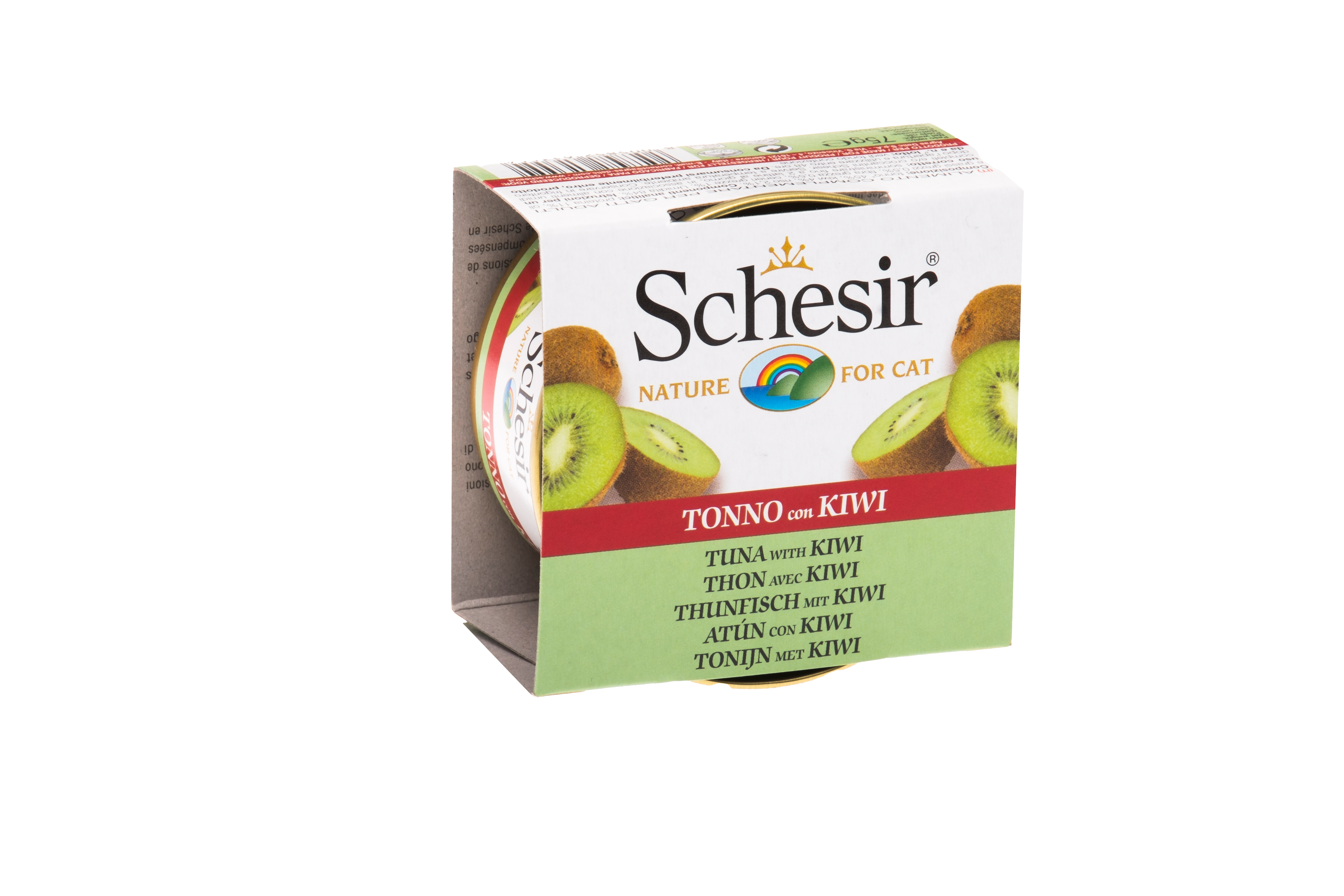 Schesir Cat 75g Tuna With Kiwi Wet Cat Food