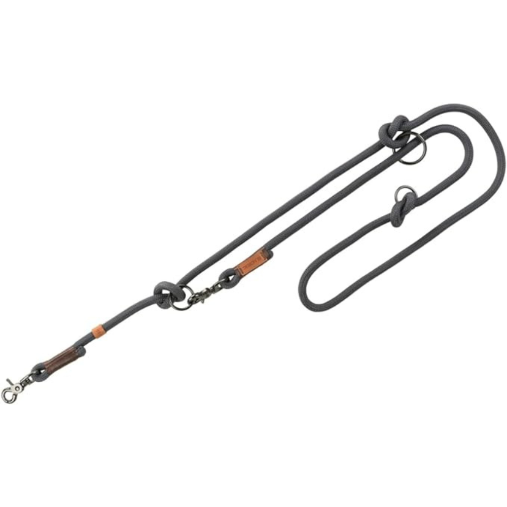 Trixie Be Nordic Adjustable Leash For Dogs Dark Grey/brown L–xl: 2.00 M/ø 13 Mm