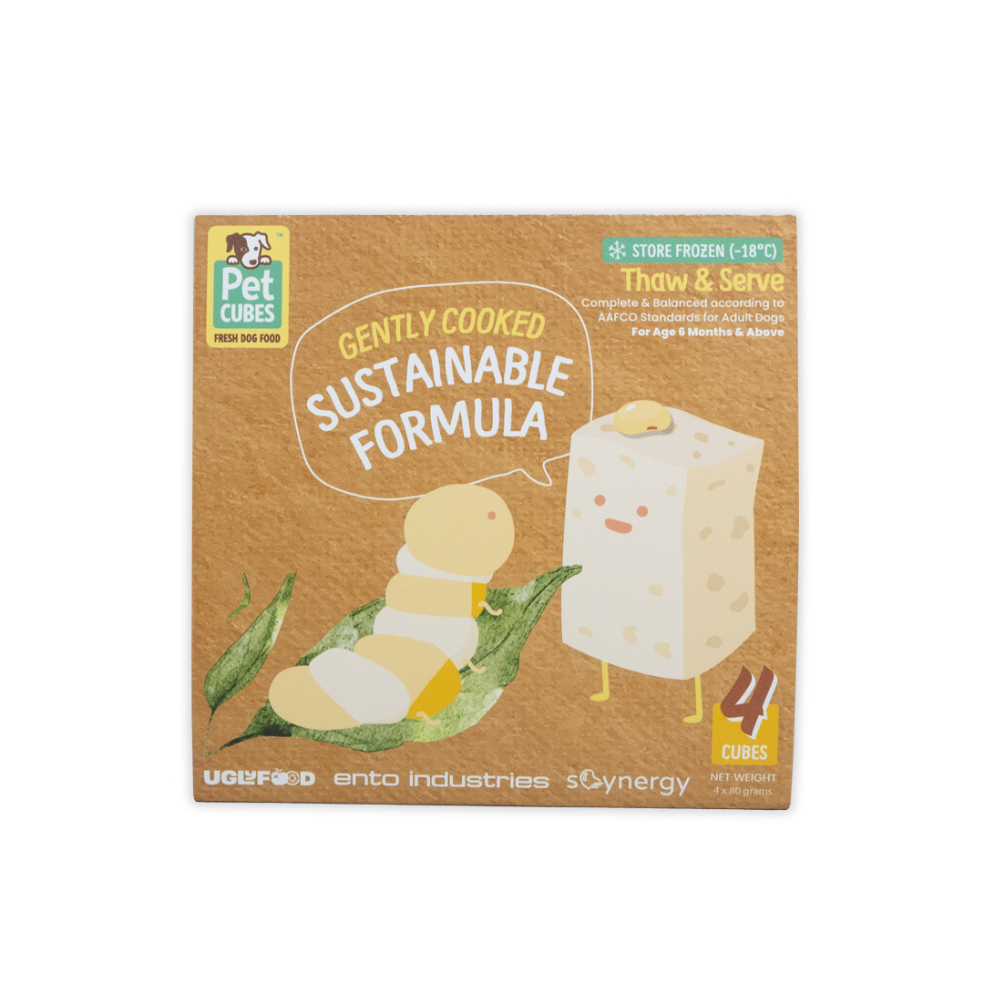 Pet Cubes Dog 4x80g Gently Cooked Sustainable Formula Fresh Dog Food