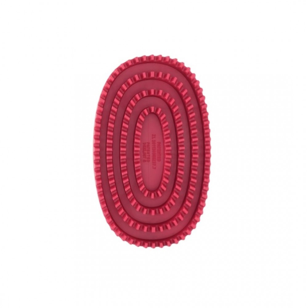 Le Salon Essential Dog Rubber Curry Grooming Brush With Loop Handle