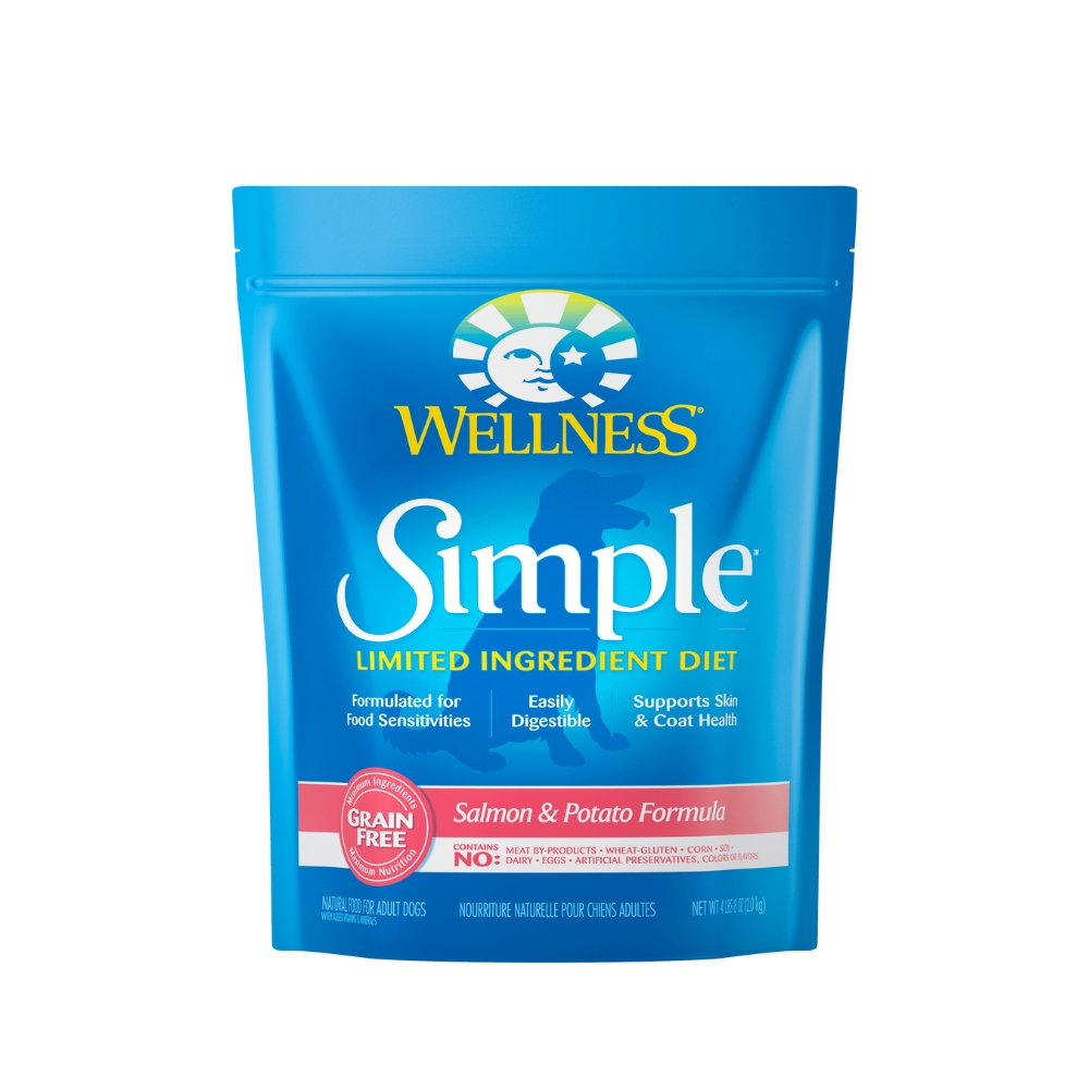 Wellness Dog 2kg (4lb) Simple Salmon & Potato Formula Dry Dog Food
