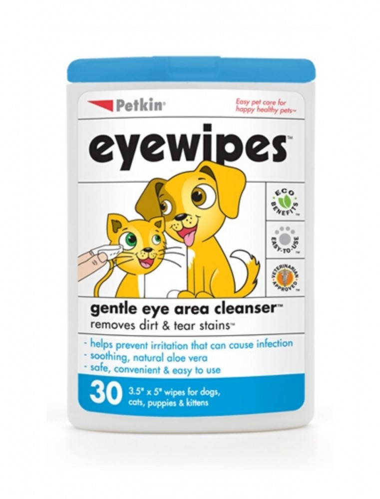 Petkin Eye Wipes For Pet 30ct