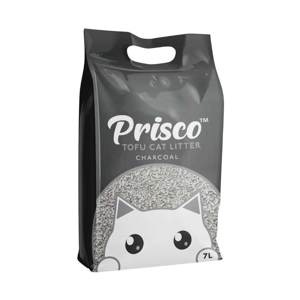 Prisco Tofu Cat Litter 7l Charcoal