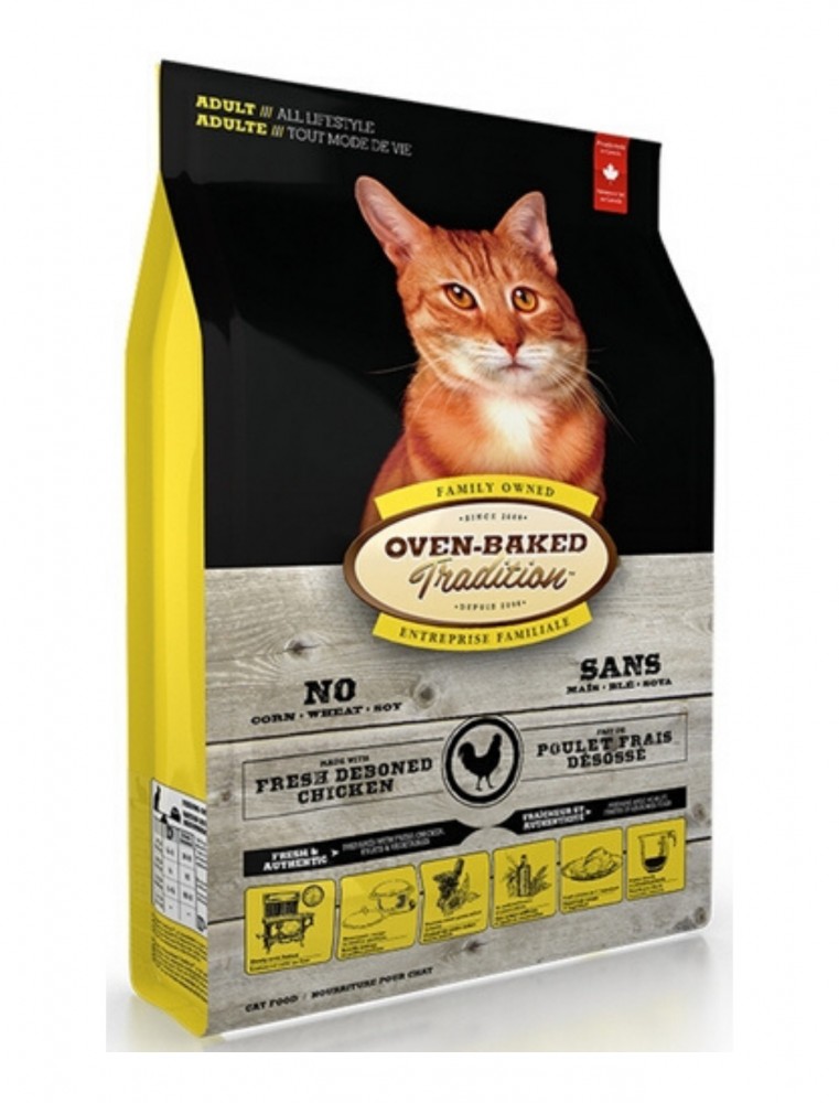 Oven Baked Tradition Chicken Dry Cat Food 2.5lb/1.13kg