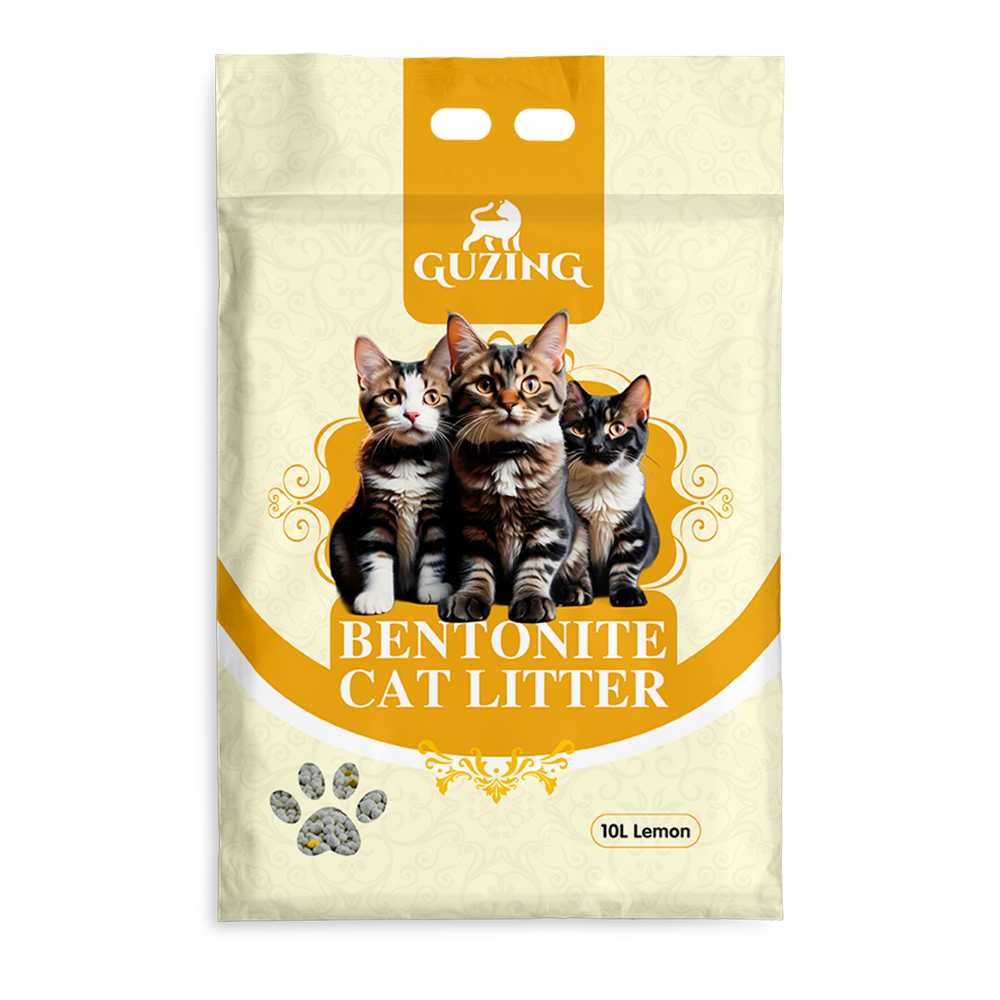 Guzing 10l (6kg) Lemon Bentonite Cat Litter