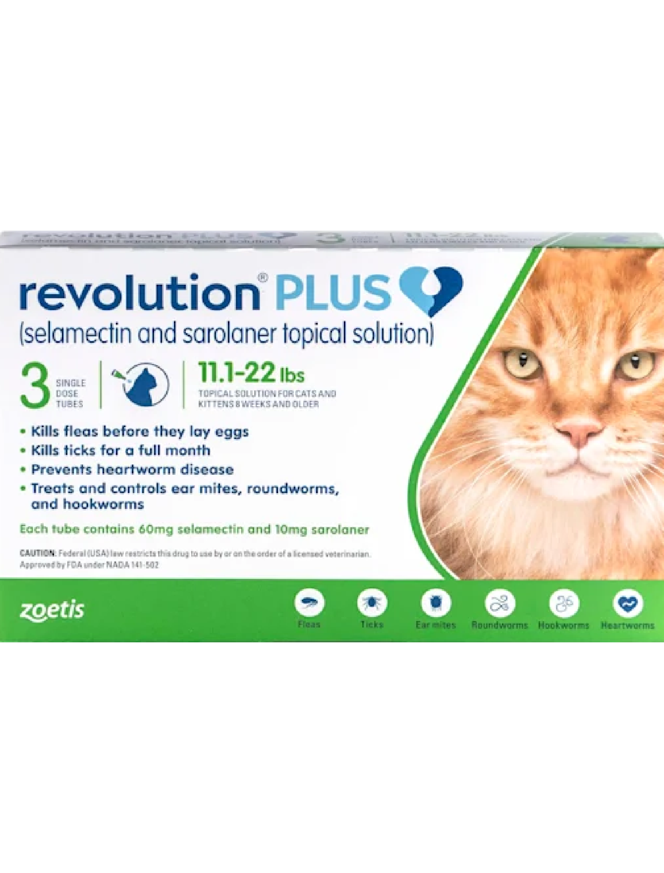 Revolution Plus For Cats 11.1 22lbs Singapore s Pet Store