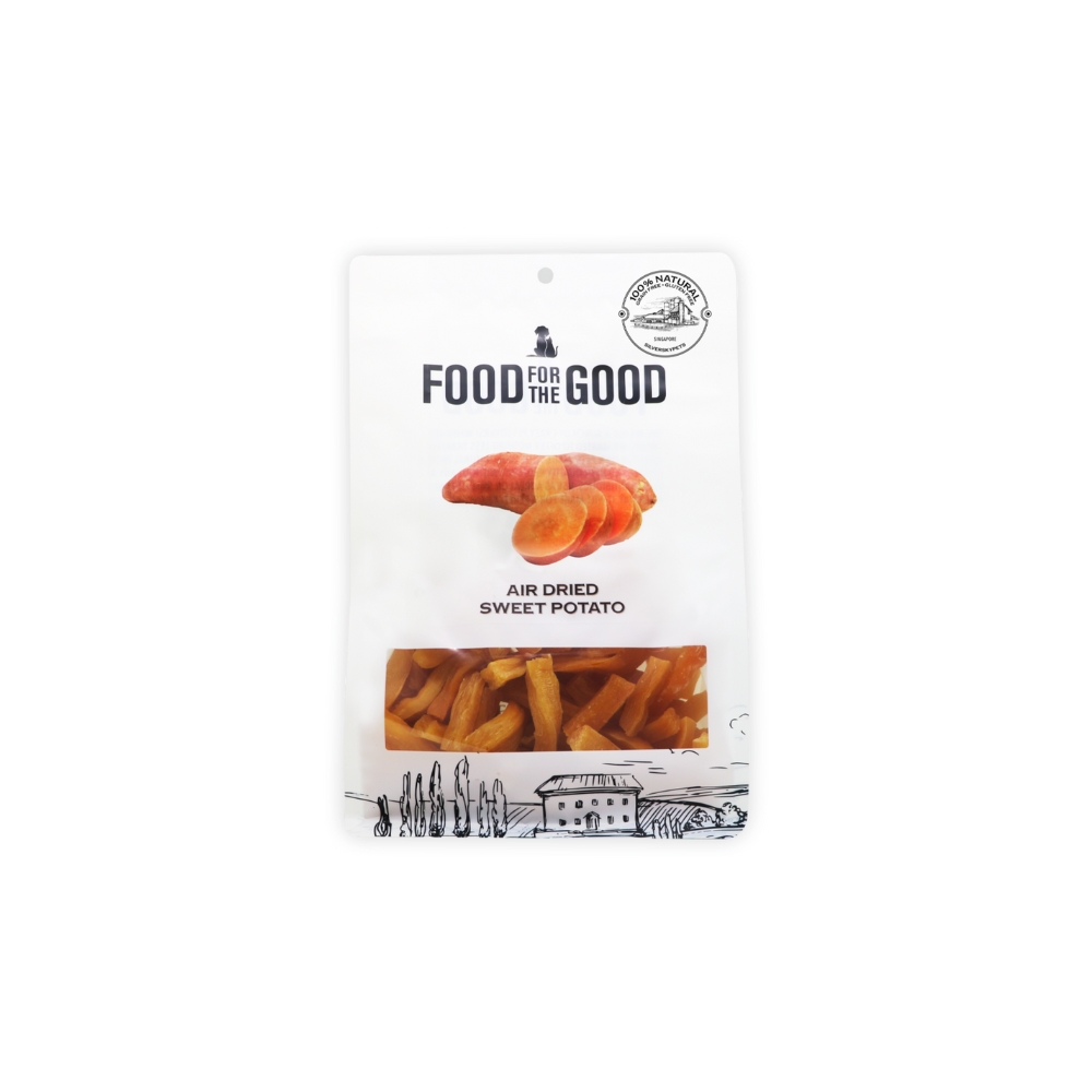 Food For The Good Air Dried Sweet Potato Dog & Cat Treats 600g
