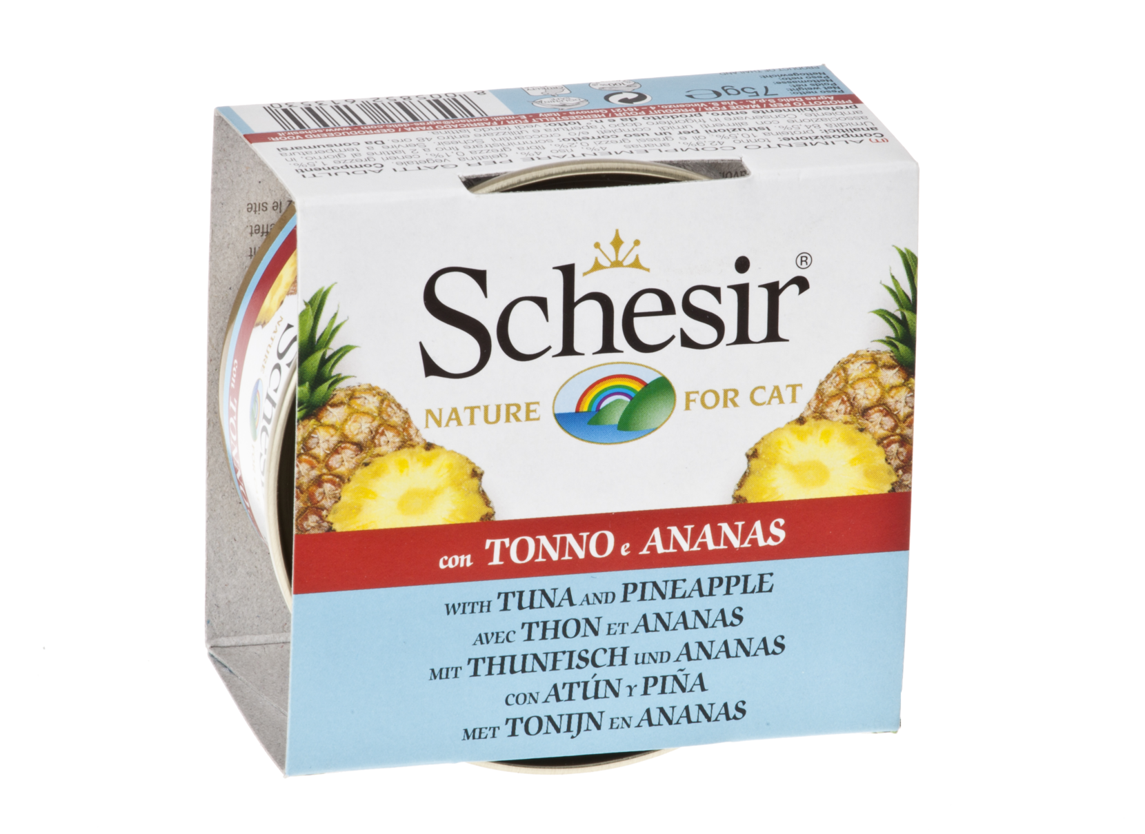 Schesir Cat 75g Tuna With Pineapple Wet Cat Food