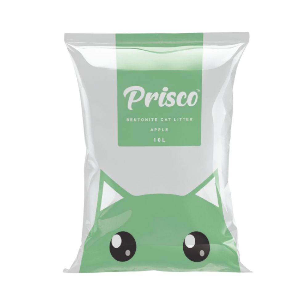 Prisco Bentonite Cat Litter 10l Apple