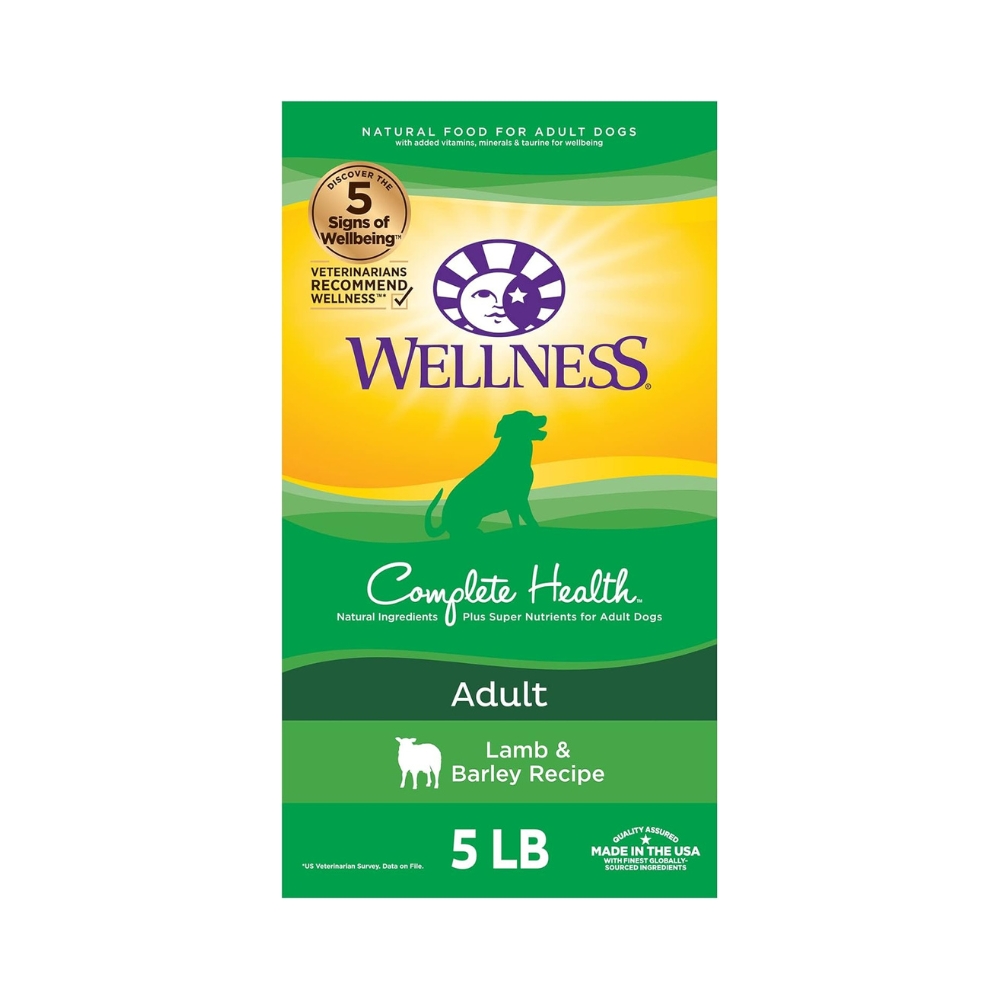 Wellness Dog 2.3kg (5lb) Complete Health Lamb & Barley Recipe Dry Dog Food