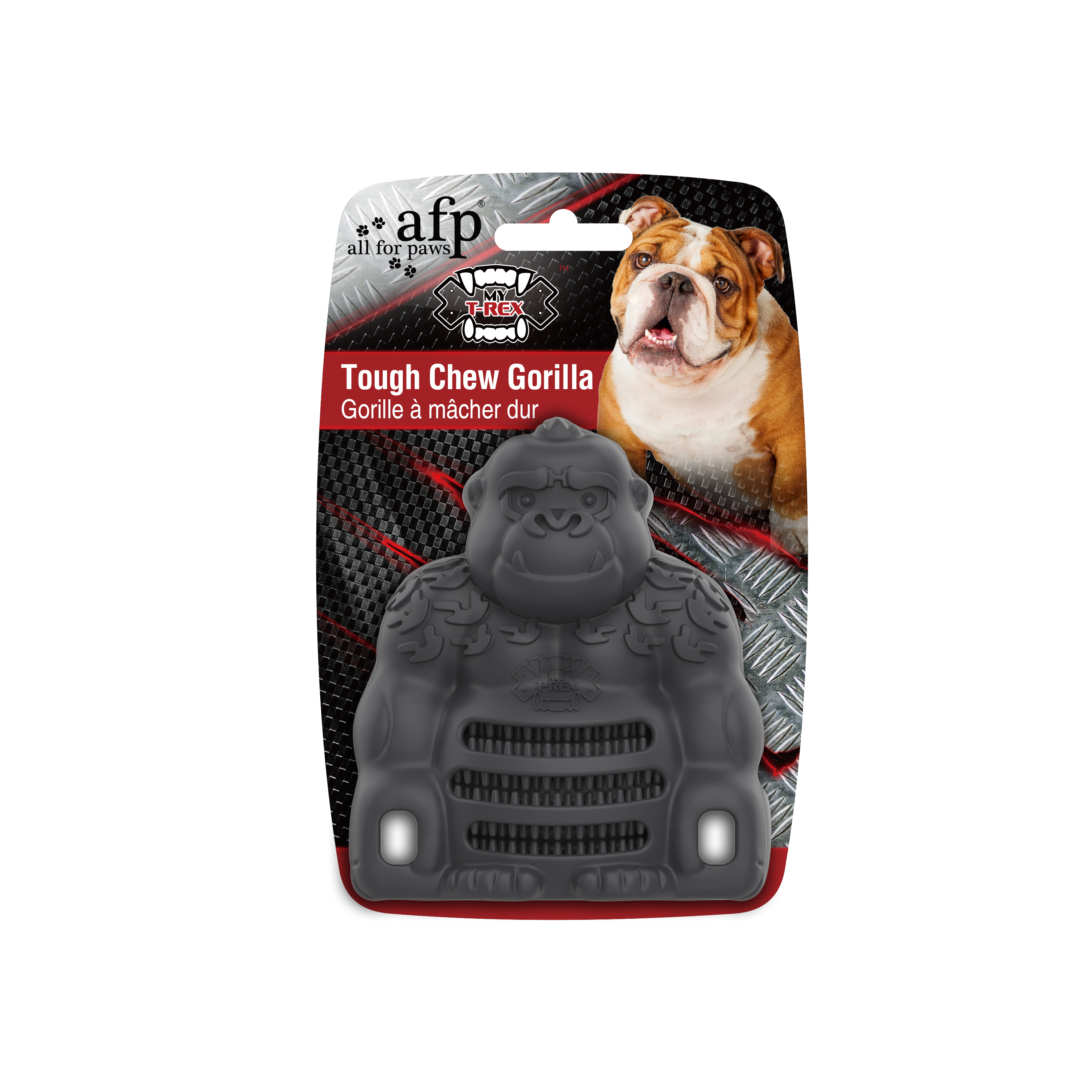Afp My T-rex Tough Chew Gorilla L Dog Toy