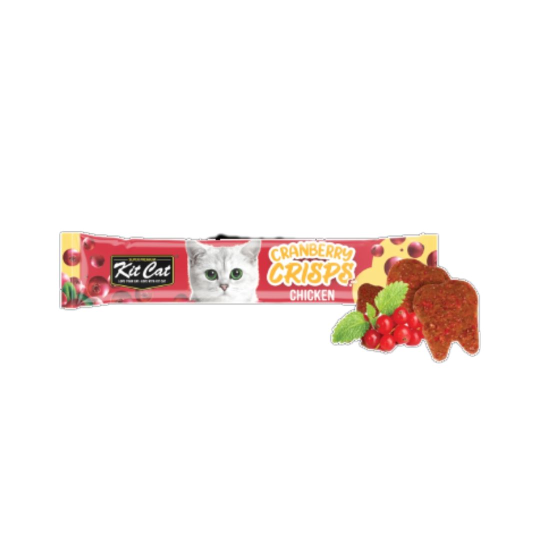 (exp: Nov'24) Kit Cat Cranberry Crisps 20g Chicken Cat Treat